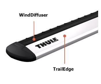 Strešní nosič THULE Evo WingBar Edge Black 7204/7212B/7212B pro CHEVROLET Cruze Kombi