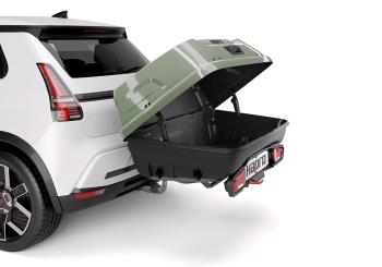 Box na tažné zařízení Hapro Boxer M340 Sage Green