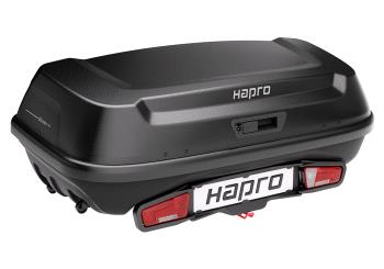 Box na tažné zařízení Hapro Boxer L420 Hexagon Black