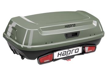 Box na tažné zařízení Hapro Boxer L420 Sage Green