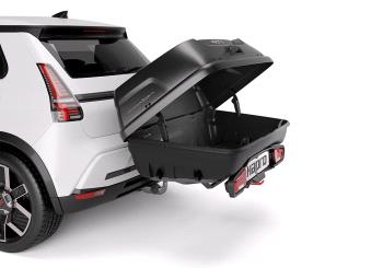 Box na tažné zařízení Hapro Boxer L420 Hexagon Black