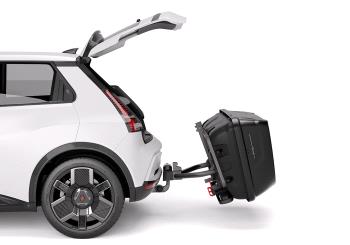 Box na tažné zařízení Hapro Boxer M340 Hexagon Black