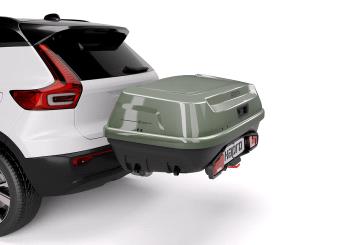 Box na tažné zařízení Hapro Boxer L420 Sage Green