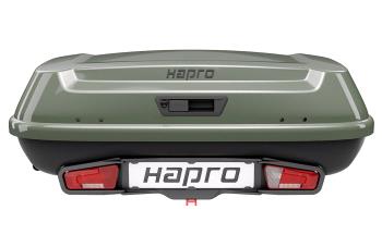 Box na tažné zařízení Hapro Boxer L420 Sage Green