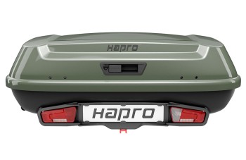 Box na tažné zařízení Hapro Boxer L420 Sage Green